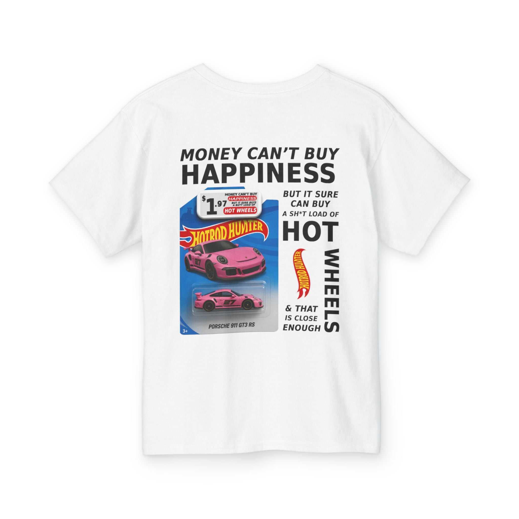 Money Can't Buy Happiness Tee | Graphic Youth T-Shirt