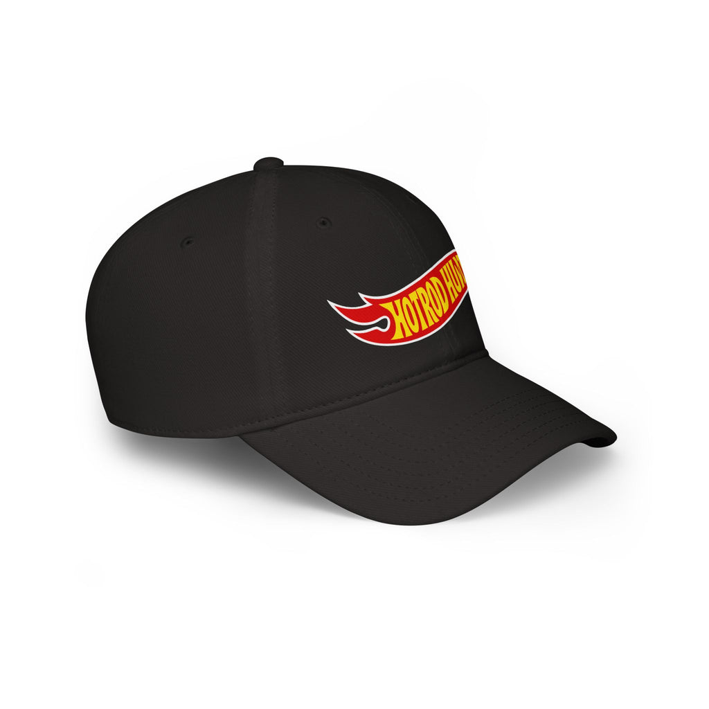 Hotrod Hunter Flame Logo Baseball Cap | Black