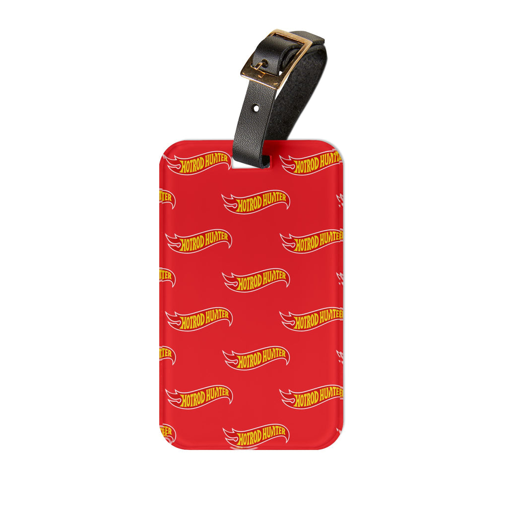 Hot Rod Hunter Pattern Luggage Tag