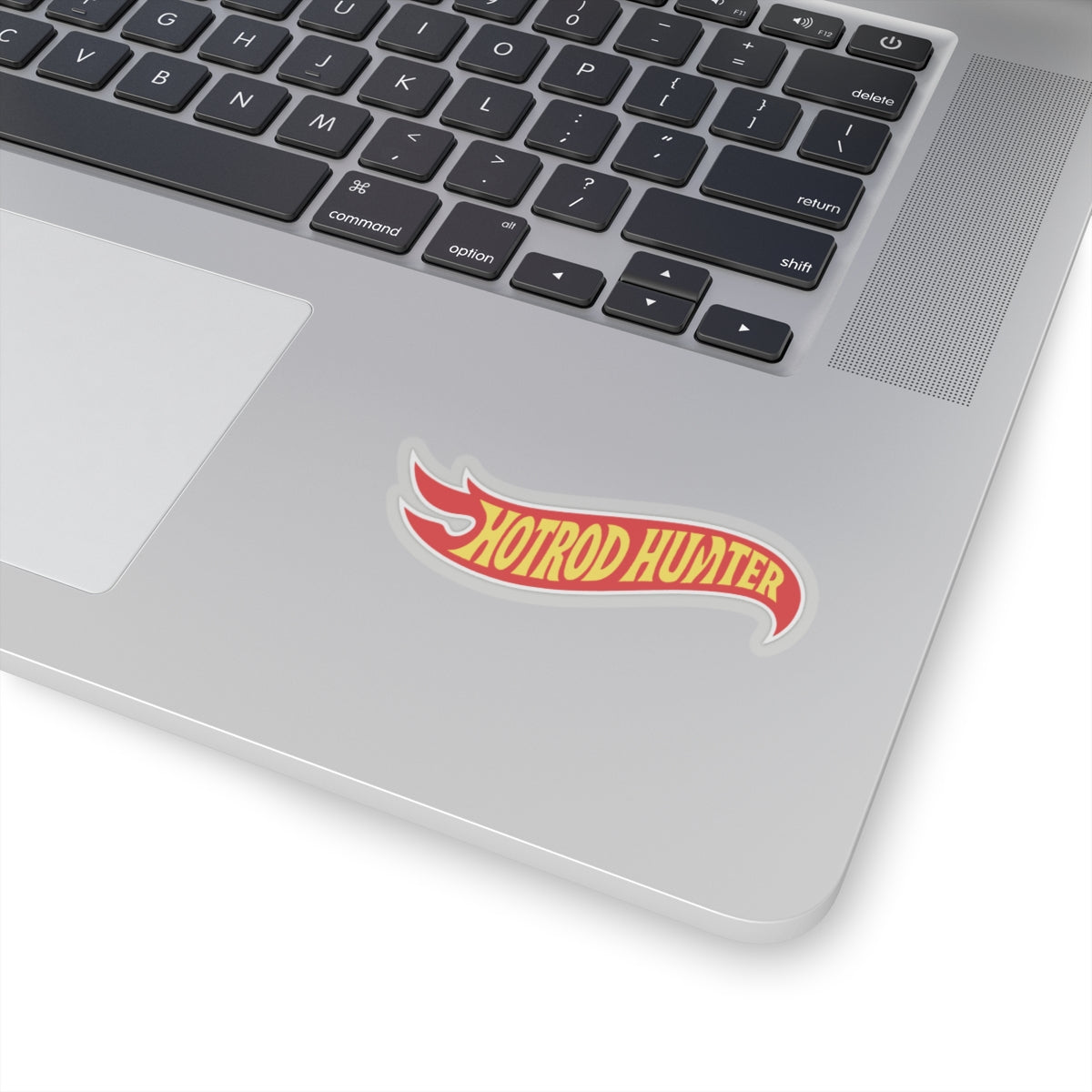 Hotrod Hunter Flame Transparent Sticker