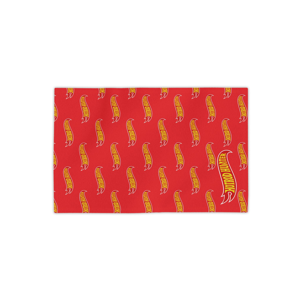 Hotrod Hunter Flame Beach Towel | Red