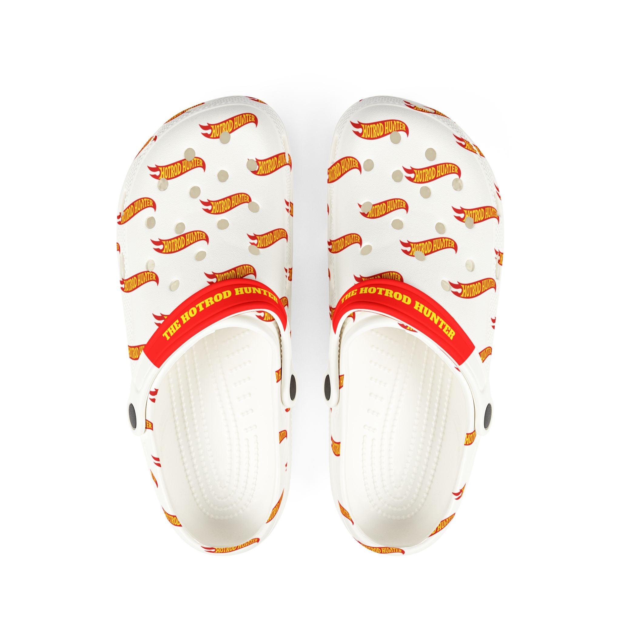 Hotrod Hunter Clog Shoes | White