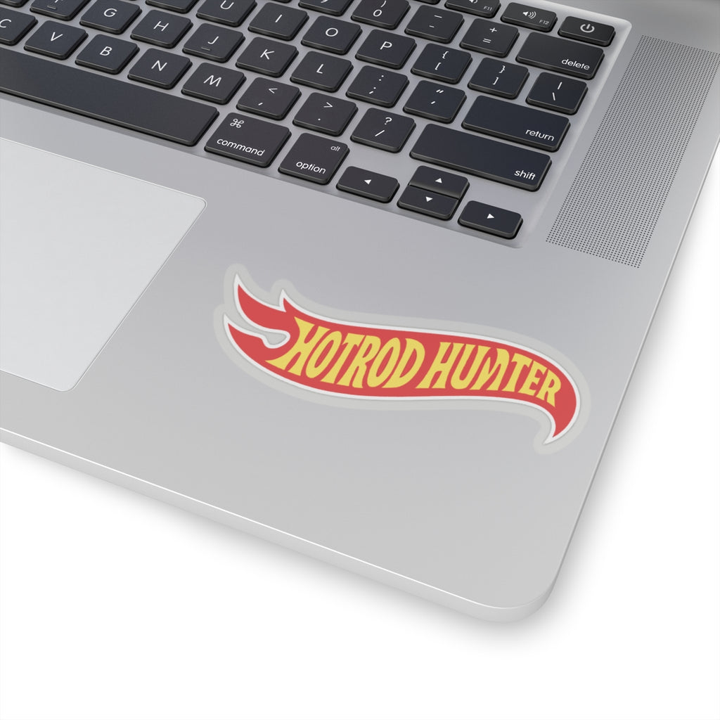Hotrod Hunter Flame Transparent Sticker