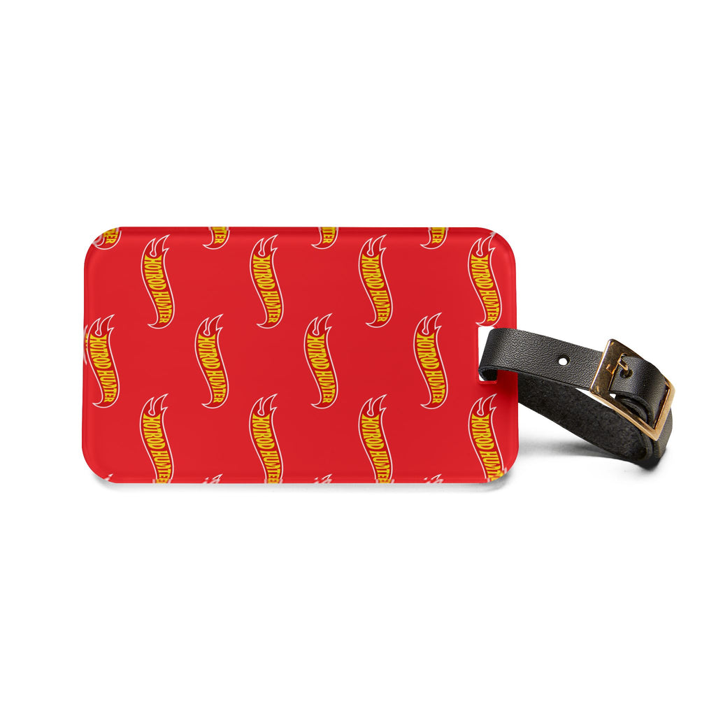 Hot Rod Hunter Pattern Luggage Tag