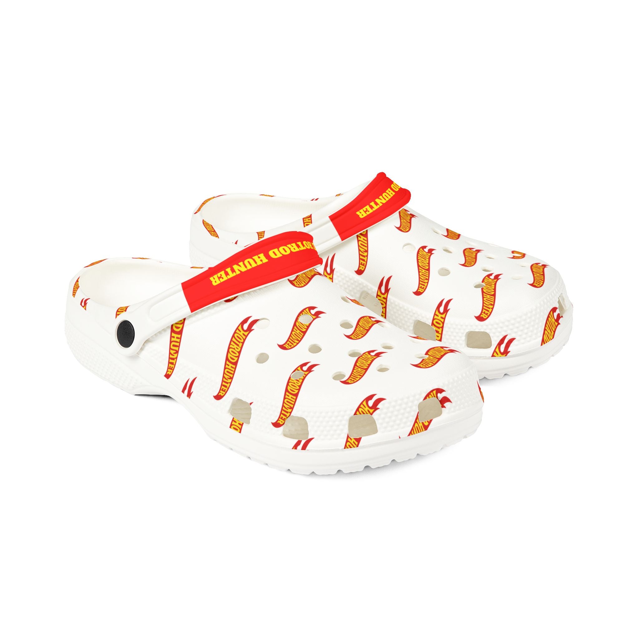 Hotrod Hunter Clog Shoes | White